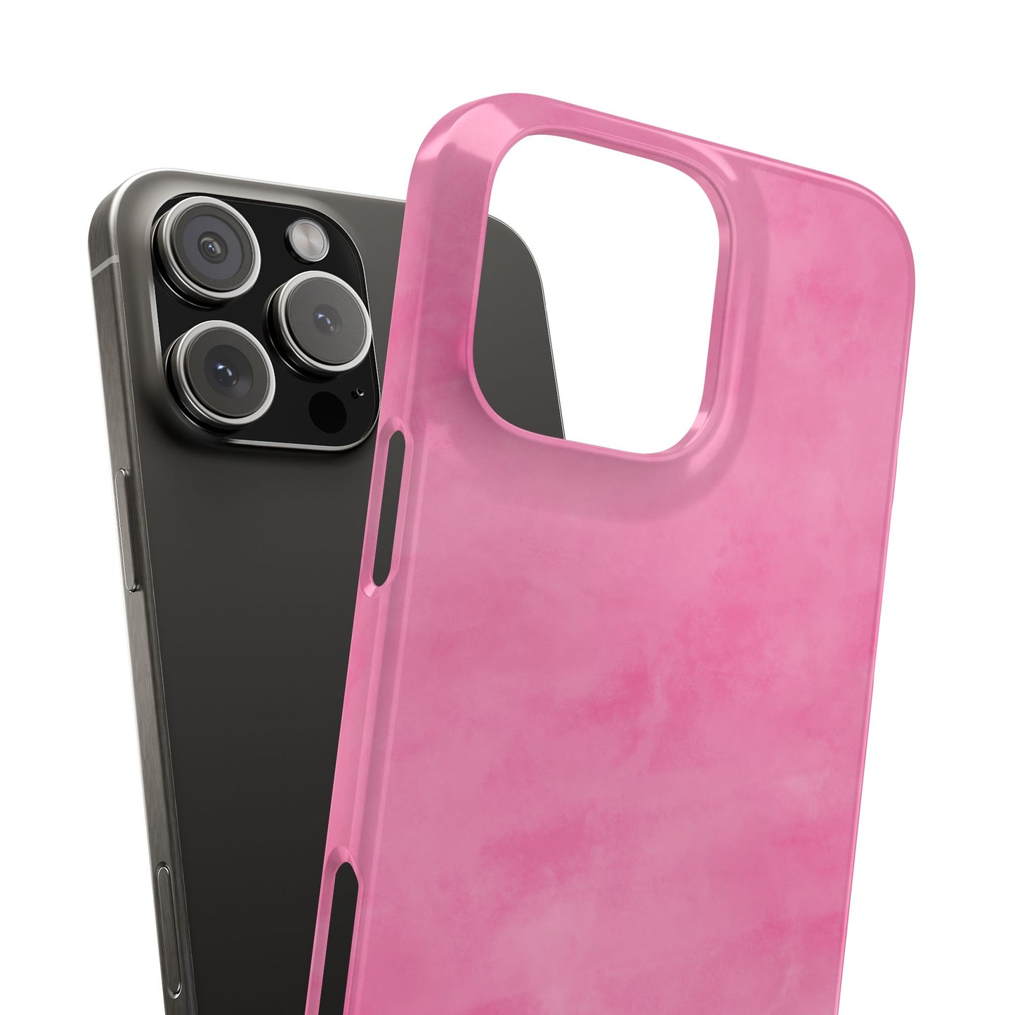 Slim Phone Case — Pink Clouds