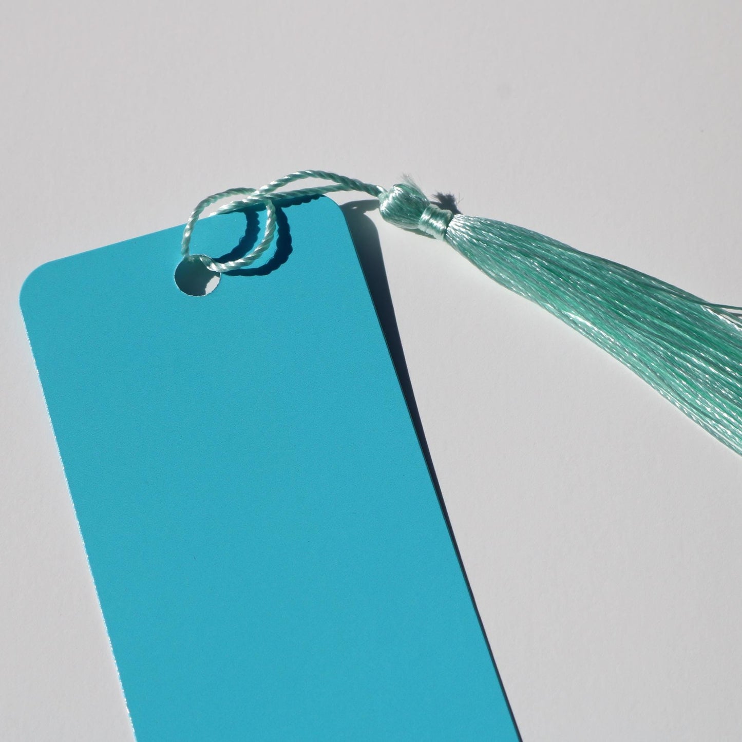 Hold That Thought Bookmark with Tassel - 2"x6" Rounded Edge Paper Bookmark
