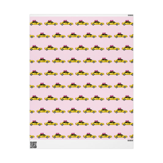 I Love NY Taxi Wrapping Paper