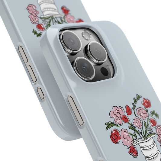 Slim Phone Case — Flower Vase