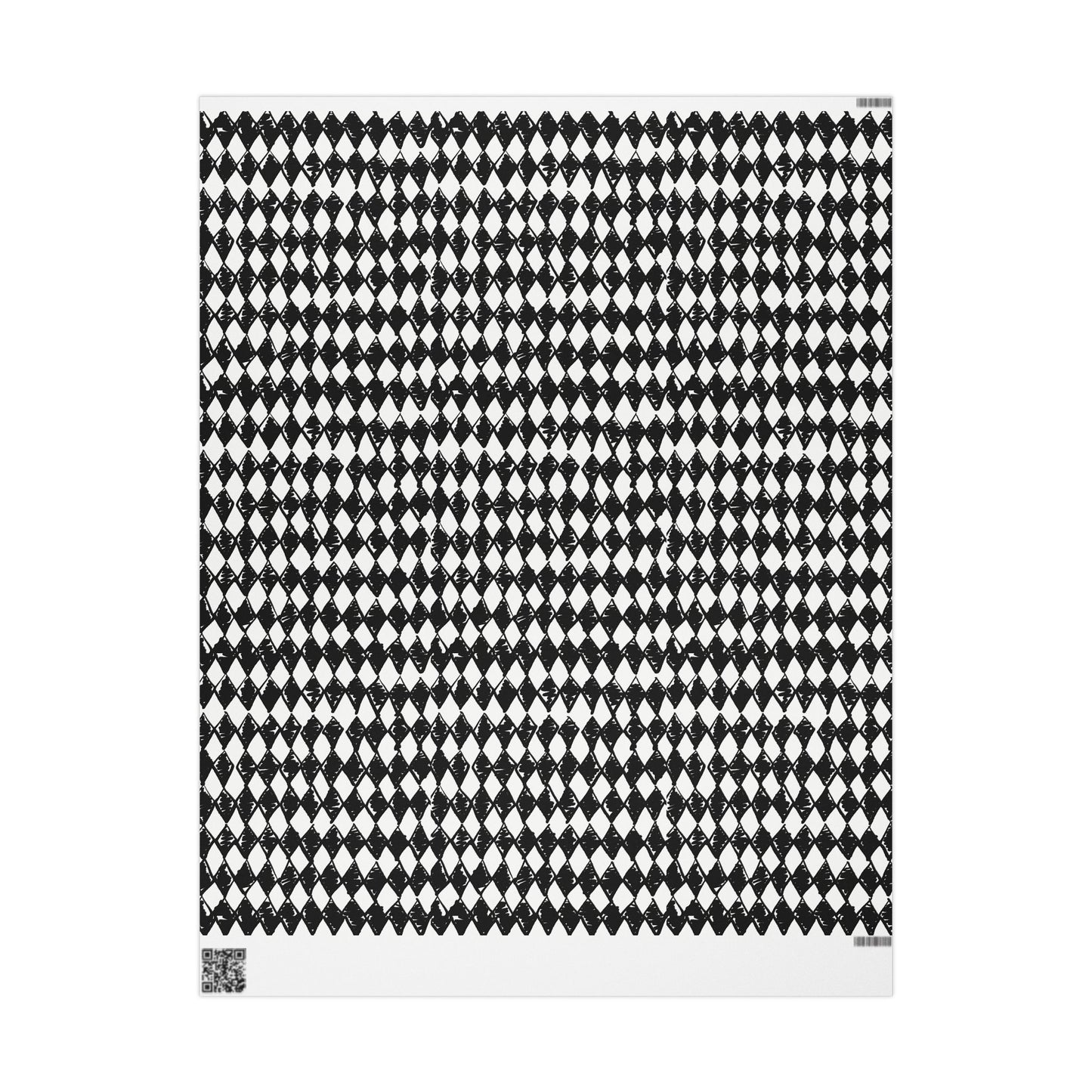 Black and White Marquis Wrapping Paper