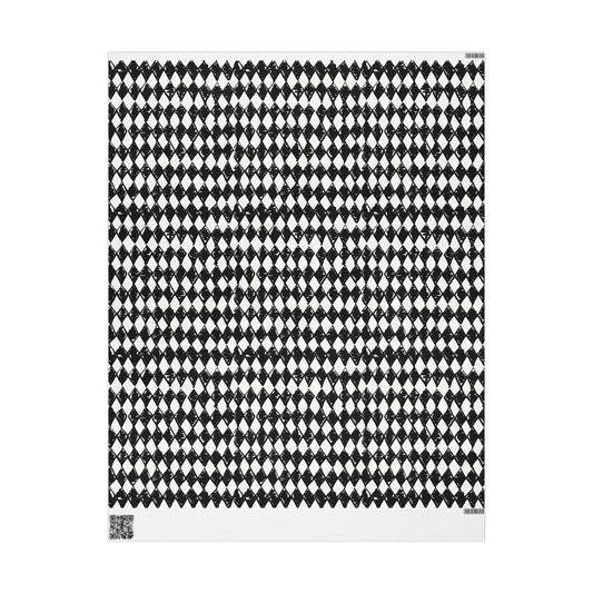 Black and White Marquis Wrapping Paper