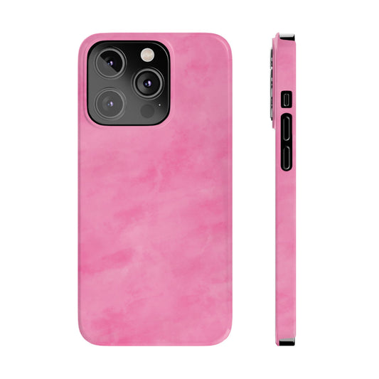 Slim Phone Case — Pink Clouds
