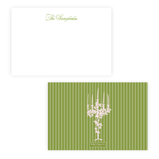 Candelabra Stationery Set