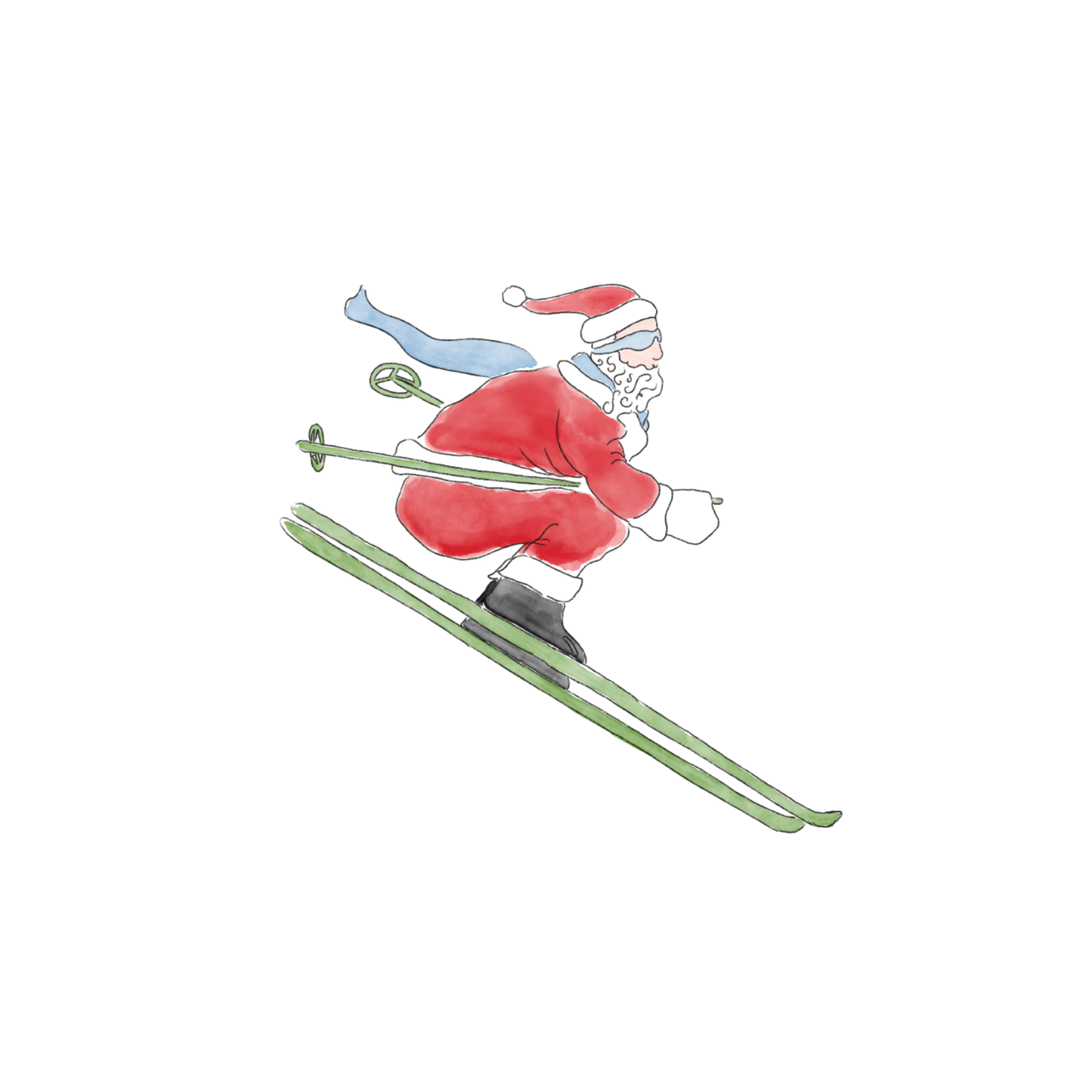 Santa Holiday Magic Card