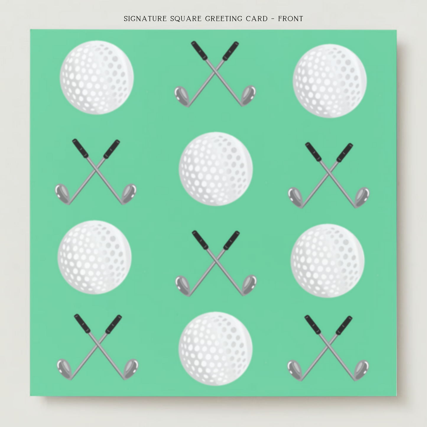 Golf Greeting Card