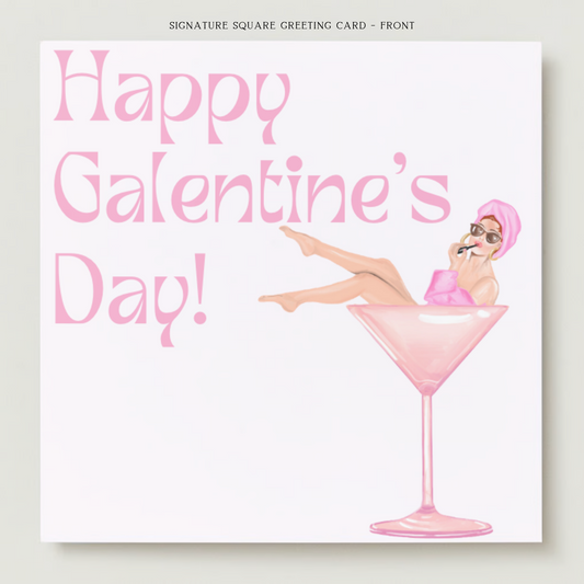 Happy Galentine's Day Greeting Card