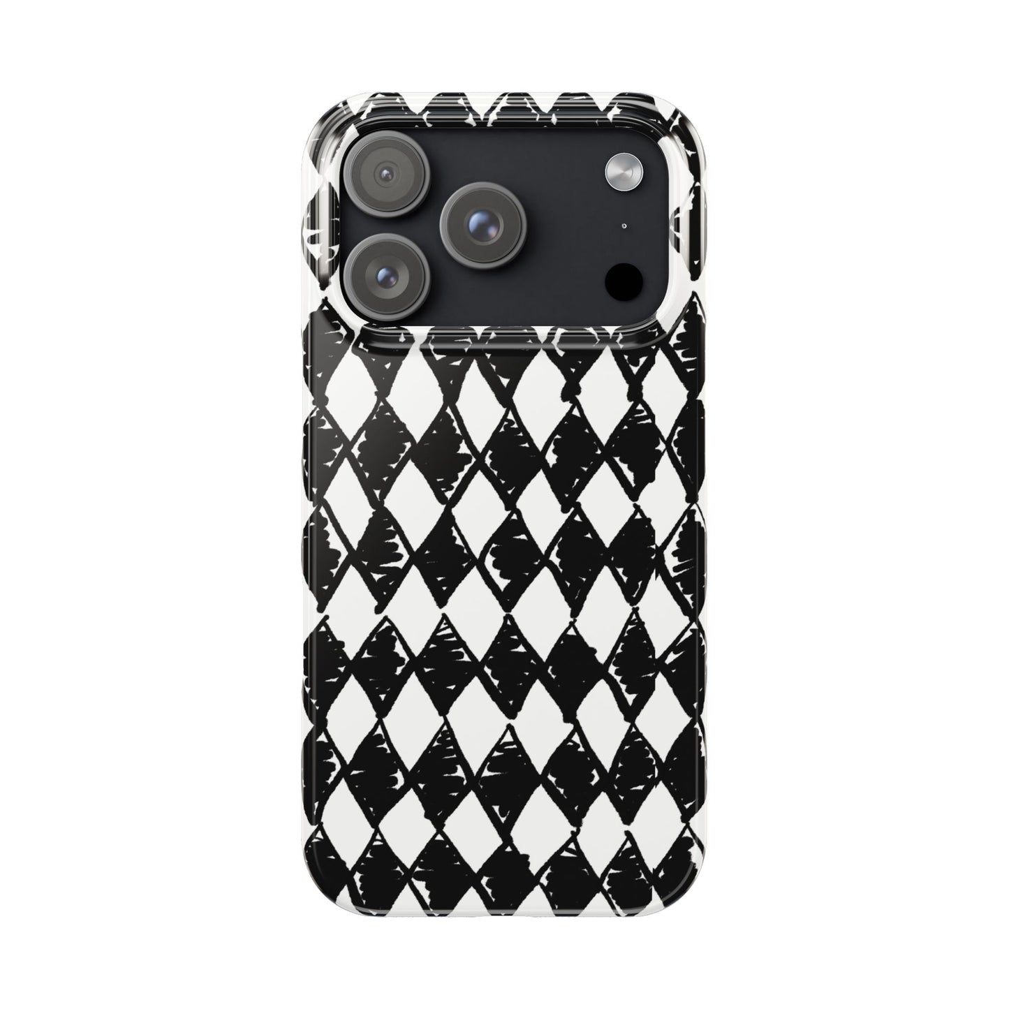 Slim Phone Case — Black & White Marquis