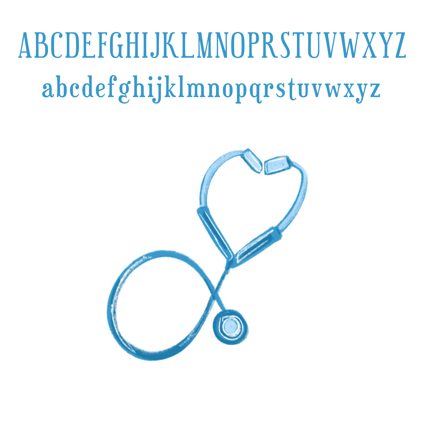 Stethoscope Heart Stationery Set