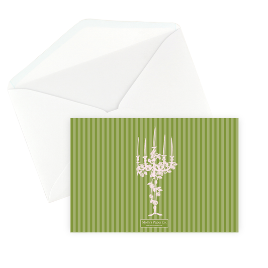 Candelabra Stationery Set