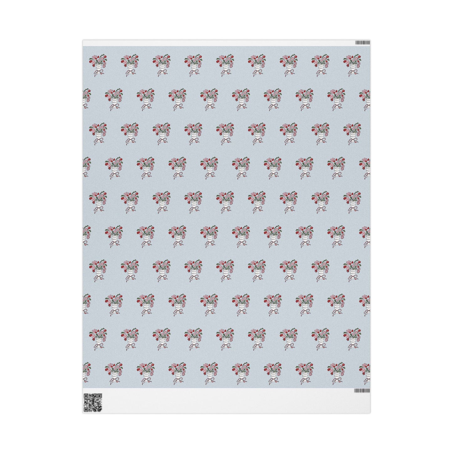 Floral Vase Wrapping Paper