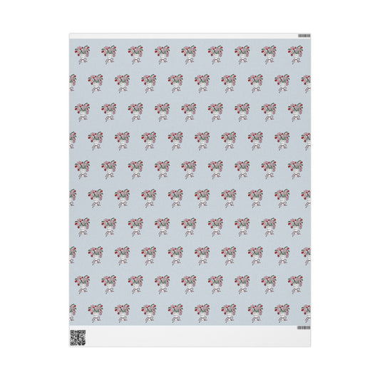 Floral Vase Wrapping Paper