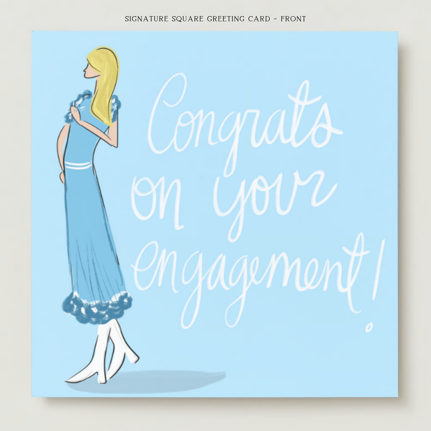 Congrats on Your Engagement Greeting Card