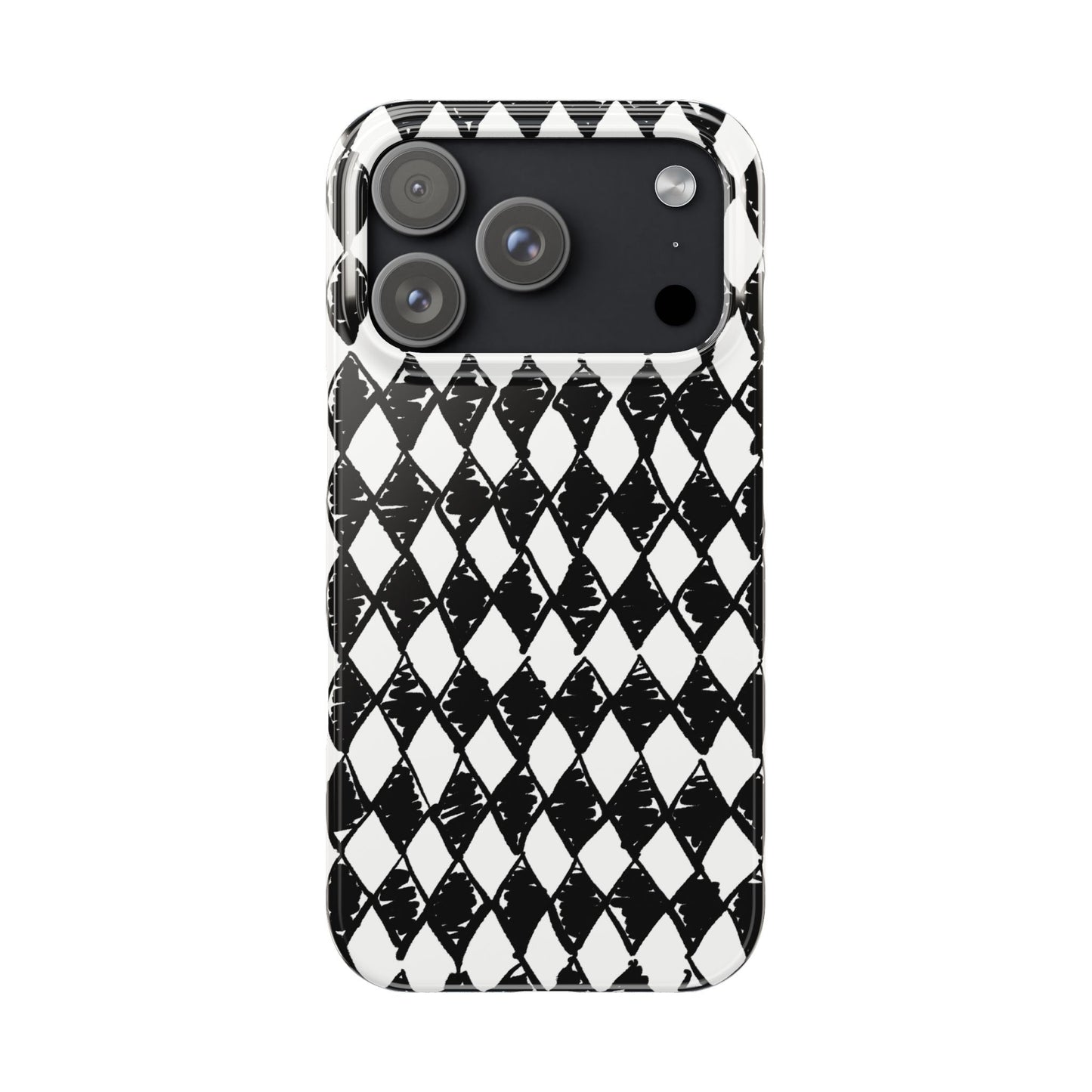 Slim Phone Case — Black & White Marquis
