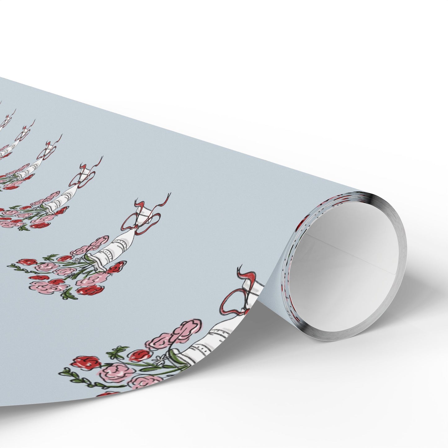 Floral Vase Wrapping Paper