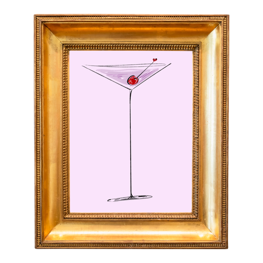 Cherry Martini Art Print (Digital Download, 8x10)