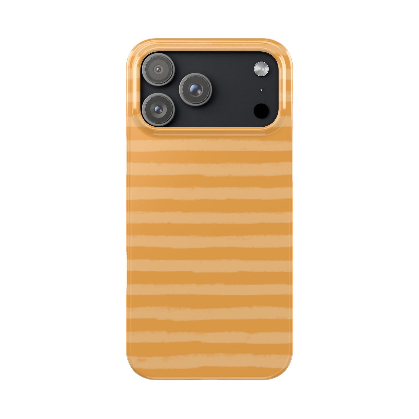 Slim Phone Case — Orange Stripes