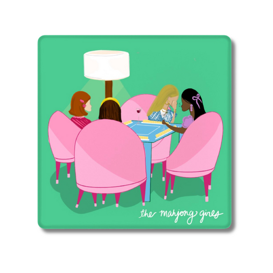 Mahjong Girls Coaster Set