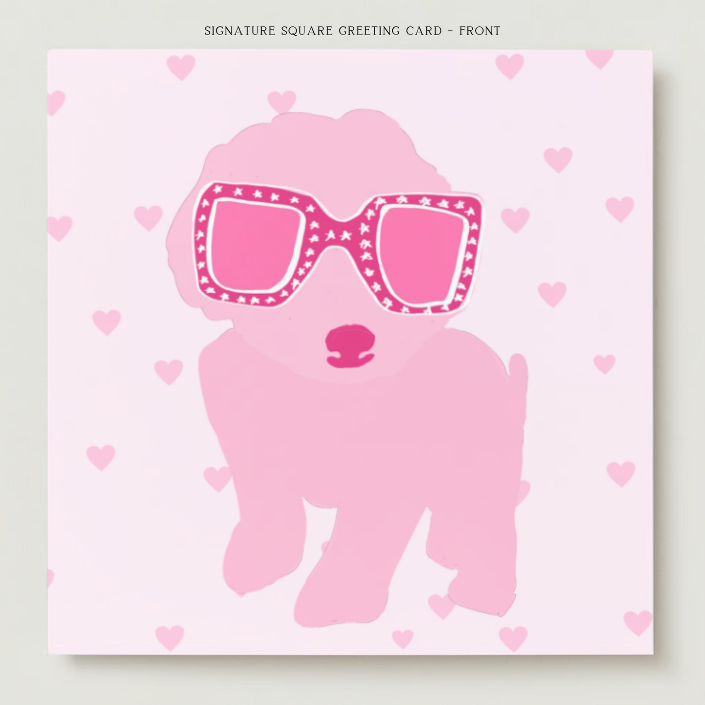 Valentine's Dog Greeting Card