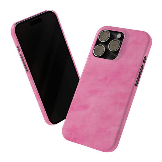 Slim Phone Case — Pink Clouds