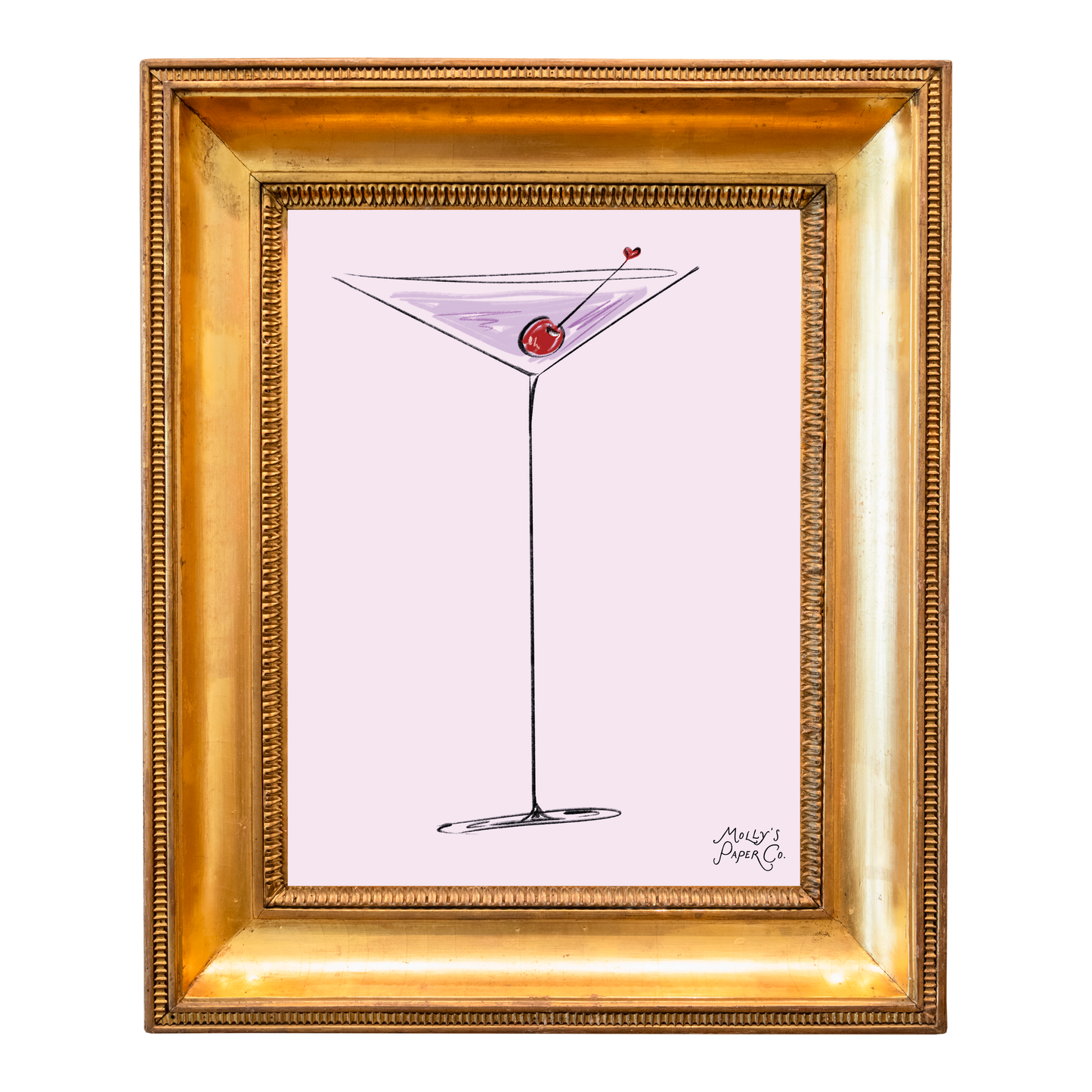 Cherry Martini Art Print (Digital Download, 8x10)