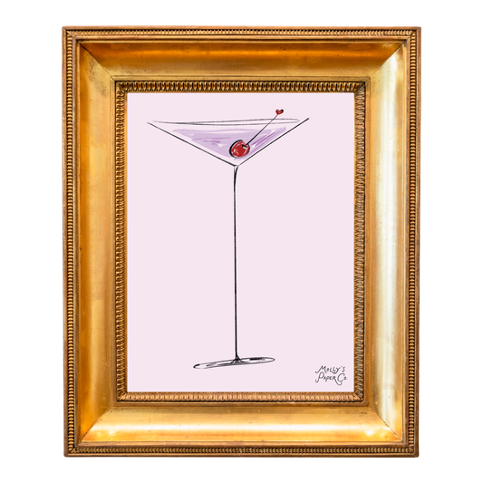 Cherry Martini Art Print (Digital Download, 8x10)
