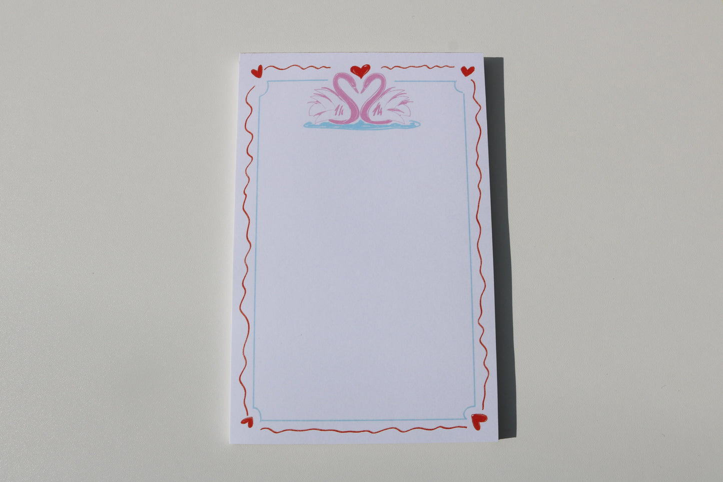 Love Swan Notepad
