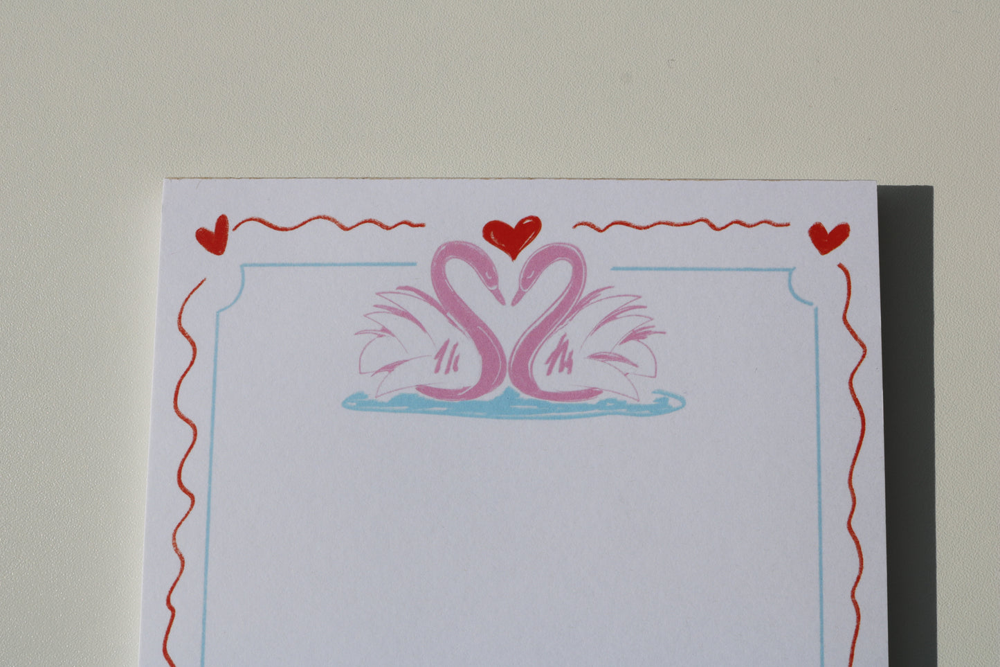 Love Swan Notepad