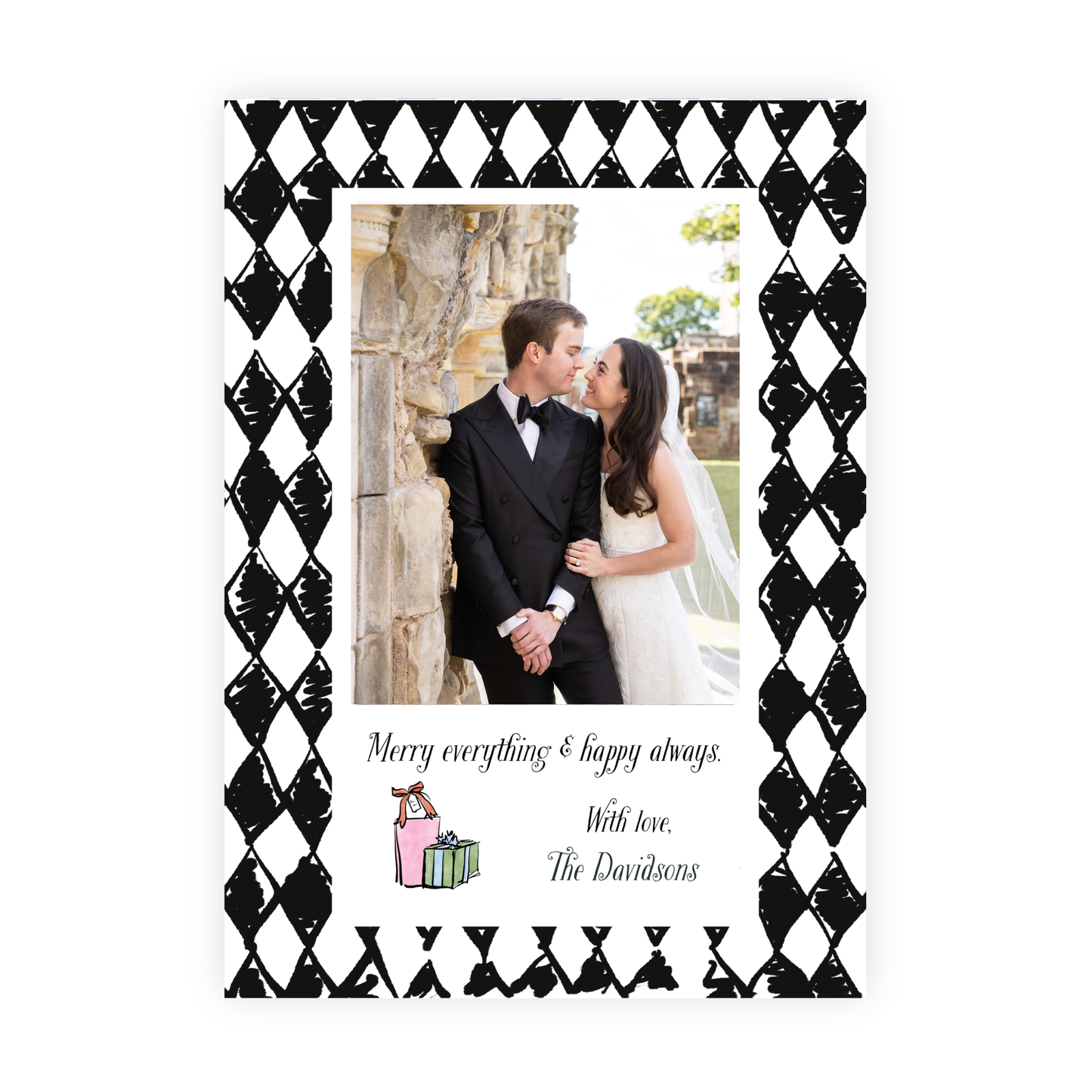 Merry Merry Diamond Check