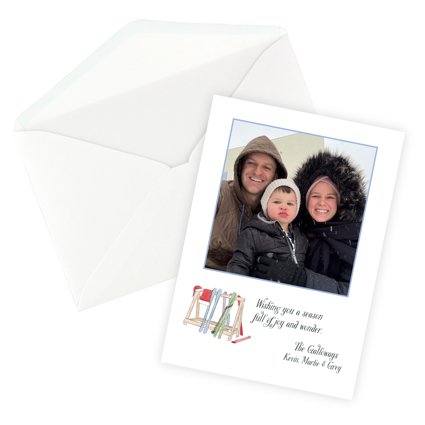 Santa Holiday Magic Card