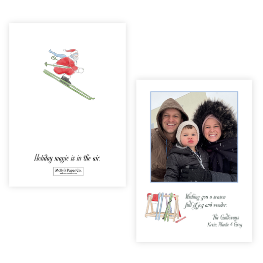 Santa Holiday Magic Card