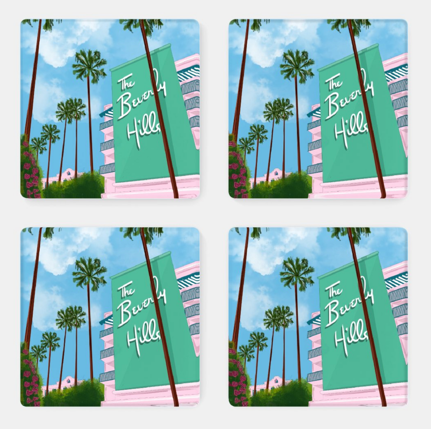 Beverly Hills Coaster Set