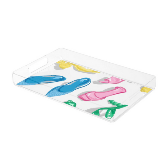 Color Pop Shoes Acrylic Tray