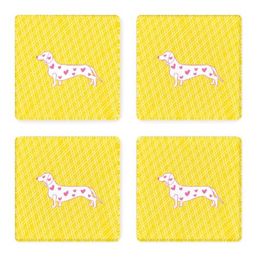 Weenie Dog Coaster Set