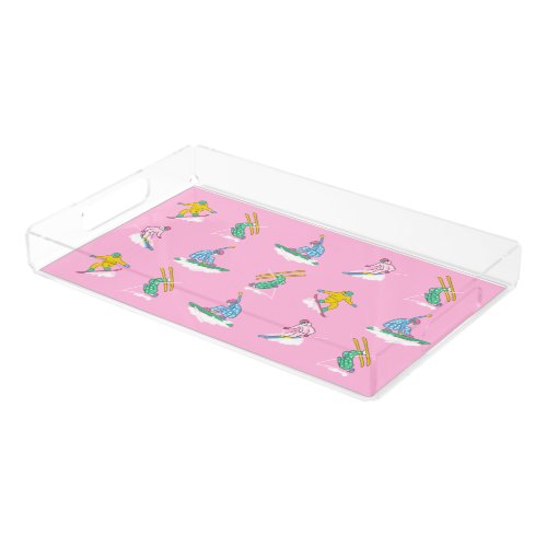 Winter Sports Acrylic Tray