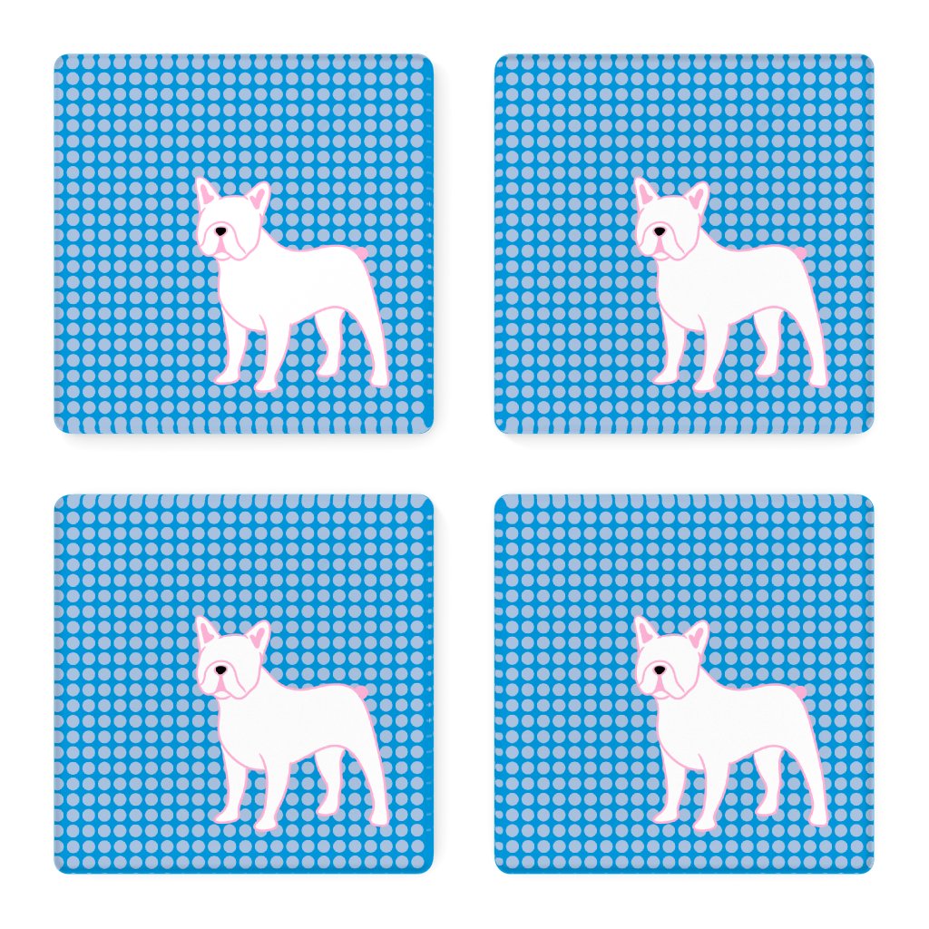 Frenchie Coaster Set